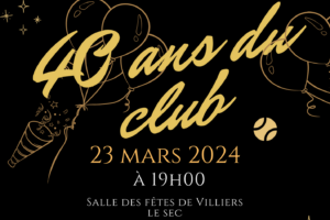 Soirée des 40 ans du club!!